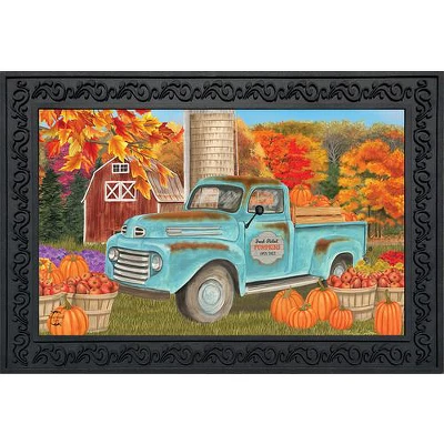 Briarwood Lane Fresh Picked Pumpkins Fall Doormat Pickup Autumn Indoor Outdoor 30" X 18" 3 Briarwood Lane Fresh Picked Pumpkins Fall Doormat Pickup Autumn Indoor Outdoor 30" X 18"