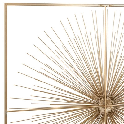 Metal Starburst Handmade Large 3D Wall Decor With Gold Frame Gold - CosmoLiving By Cosmopolitan 19 Metal Starburst Handmade Large 3D Wall Decor With Gold Frame Gold - CosmoLiving By Cosmopolitan - Image 17