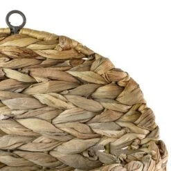 Braided Wall Pocket Water Hyacinth & Metal - Foreside Home & Garden -Home Decoration Shop GUEST b25b1960 ea5b 496d 88a8 b2af6552f425