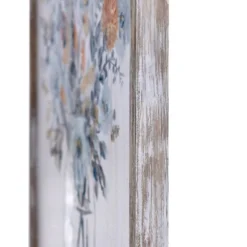 Flower Bouquet In Glass Vase Print On Wood Wall Art Blue - StyleCraft -Home Decoration Shop GUEST b4315fdf 4402 4185 ac0b b27a5a1af473