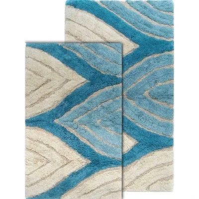 2pc Davenport Geometric Bath Rug Set - Chesapeake 9 2pc Davenport Geometric Bath Rug Set - Chesapeake - Image 7