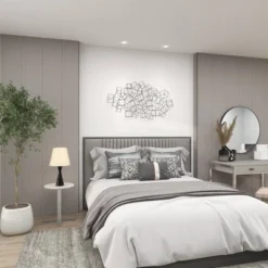 Metal Geometric 3D Square Wall Decor Black - Olivia & May 21 Metal Geometric 3D Square Wall Decor Black - Olivia & May -Home Decoration Shop GUEST b476a523 0c7f 4e49 9fbd 6820859e7d25