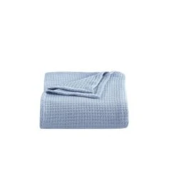 Woven Solid Bed Blanket Coast Blue - Tommy Bahama -Home Decoration Shop GUEST b5e82076 b606 4d1c ab28 2180fd283deb