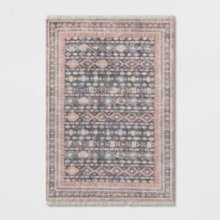 Alexandra Floral Printed Border Persian Rug Blush - Opalhouse™ -Home Decoration Shop GUEST b64cccec 5c26 44cb bb19 1be2036f9757