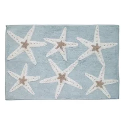 Avanti Sequin Shells Rug - Aqua Blue