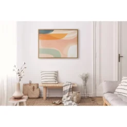 28" X 38" Sylvie Sunrise Over Marrakesh Framed Canvas By Kate Aurelia Holloway Natural - Kate & Laurel All Things Decor 11 28" X 38" Sylvie Sunrise Over Marrakesh Framed Canvas By Kate Aurelia Holloway Natural - Kate & Laurel All Things Decor -Home Decoration Shop GUEST b9530e37 dee5 4796 827b 3e39e3fce88b