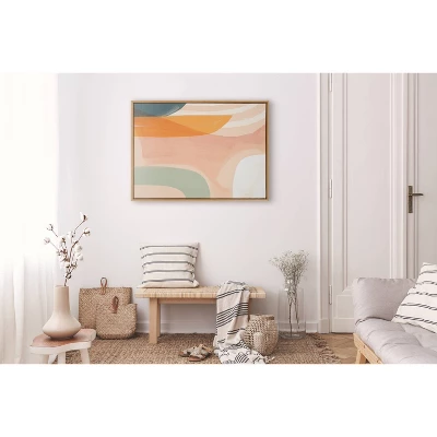 28" X 38" Sylvie Sunrise Over Marrakesh Framed Canvas By Kate Aurelia Holloway Natural - Kate & Laurel All Things Decor 7 28" X 38" Sylvie Sunrise Over Marrakesh Framed Canvas By Kate Aurelia Holloway Natural - Kate & Laurel All Things Decor - Image 5