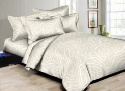 Better Bed Collection 300TC New Dimension Beige Duvet Set