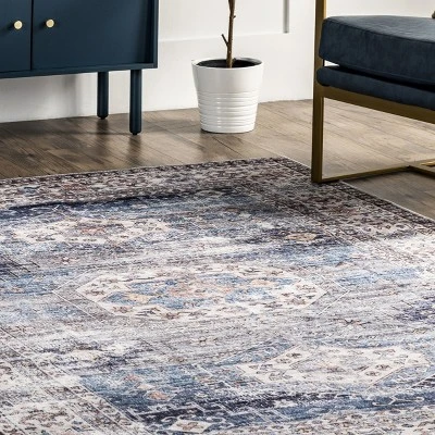 NuLOOM Drina Distressed Machine Washable Area Rug 10 NuLOOM Drina Distressed Machine Washable Area Rug - Image 8