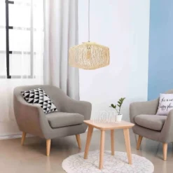 Circular Rattan Pendant Light Beige - Lalia Home -Home Decoration Shop GUEST bd0967e9 771f 40ea a68e f7280bc448ce