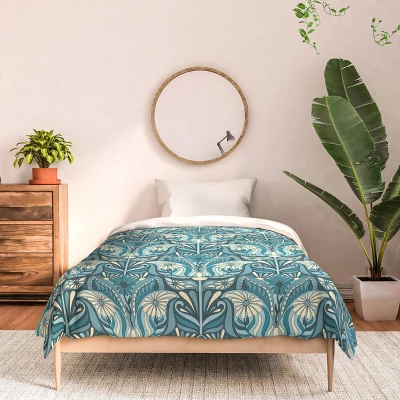 Jenean Morrison Mirror Image Comforter Set Blue - Deny Designs 4 Jenean Morrison Mirror Image Comforter Set Blue - Deny Designs - Image 2