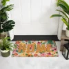Northlight Pink And Orange Floral "Home" Outdoor Natural Coir Doormat 18" X 30" -Home Decoration Shop GUEST bdcf7b76 0187 4a28 a010 cd49aaac4881