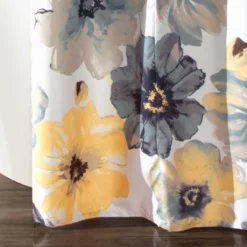 Leah Shower Curtain Yellow/Gray - Lush Décor -Home Decoration Shop GUEST c076a4a6 f84b 4506 9546 1082b662d79a