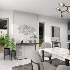 Metal Geometric 3D Square Wall Decor Black - Olivia & May 19 Metal Geometric 3D Square Wall Decor Black - Olivia & May -Home Decoration Shop GUEST c1b20978 a66f 48ec ac30 64879bcdce20