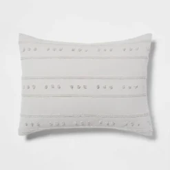 4pc Clipped Stripe Poms Comforter Bedding Set - Threshold™ -Home Decoration Shop GUEST c513e7a2 e419 413e 9246 e63bf81df859