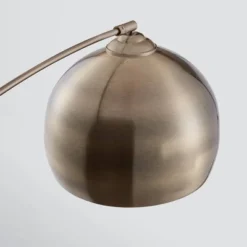 Williamsburg Modern Arched Floor Lamp With Bell Shade And Marble Base - Teamson Home -Home Decoration Shop GUEST c59a8e55 4975 45a0 9d66 05dbd13dd61b