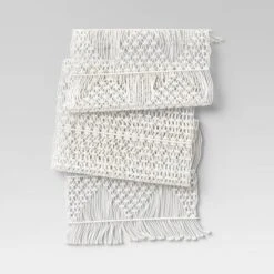 Cotton Macrame Runner White - Opalhouse™ -Home Decoration Shop GUEST c5fab824 fe39 4973 9dab 7f6bd6fcfb15