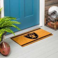 Evergreen Las Vegas Raiders Logo Turf Mat, Brown- 28 X 16 Inches Indoor Outdoor Doormat -Home Decoration Shop GUEST c6164c17 fb55 430f be4c 80d2d7c4b9b7