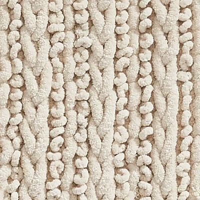 MDesign Soft Cotton Spa Mat Rug For Bathroom, Braided, 60" X 21" 4 MDesign Soft Cotton Spa Mat Rug For Bathroom, Braided, 60" X 21" - Image 2