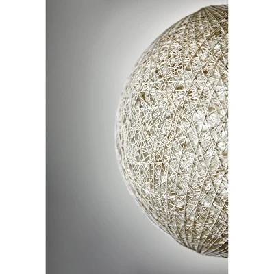 Havana Extra Large Pendant Cream Rattan - Adesso 5 Havana Extra Large Pendant Cream Rattan - Adesso - Image 3