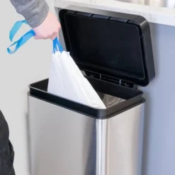 Hefty 52.2L Stainless Waste Step Trash Can -Home Decoration Shop GUEST c9453cf1 027c 4d94 aba0 b56b0378ef31