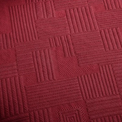 Geometric Textured Jacquard Matelass Cotton 3-Piece Bedspread Set By Blue Nile Mills 4 Geometric Textured Jacquard Matelass Cotton 3-Piece Bedspread Set By Blue Nile Mills - Image 2