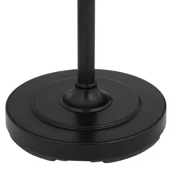 Uttermost Modern Industrial Floor Lamp 73 1/2" Tall Matte Black 3-Light Marbleized Glass Drop Shade For Living Room Reading Family Bedroom Office Home -Home Decoration Shop GUEST ca9bb650 f0fe 4f95 9172 4e619786763e