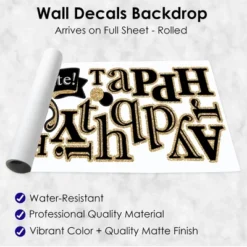 Big Dot Of Happiness Adult 70th Birthday - Gold - Peel And Stick Birthday Party Decoration - Wall Decals Backdrop 12 Big Dot Of Happiness Adult 70th Birthday - Gold - Peel And Stick Birthday Party Decoration - Wall Decals Backdrop -Home Decoration Shop GUEST caa4928a a0a0 4496 ac04 a0808ec9cf81