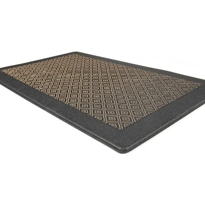 World Rug Gallery Geometric Textline Anti-Fatigue Standing Mat 4 World Rug Gallery Geometric Textline Anti-Fatigue Standing Mat - Image 2