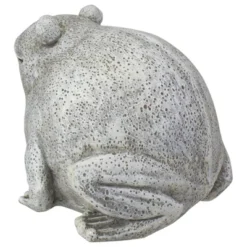 Roman 5.75" Frog Figurine Outdoor Garden Statue - White/Brown -Home Decoration Shop GUEST cb7537bd b695 49e5 8bf4 2405284a6446