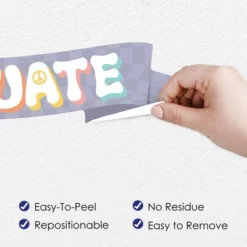 Big Dot Of Happiness Groovy School Graduation Party Photo Backdrop - Wall Decals -Home Decoration Shop GUEST cce8dec6 67e7 4b45 9b66 104d7abda0cb