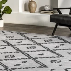 NuLOOM Celesta Bohemian Trellis Machine Washable Area Rug -Home Decoration Shop GUEST cd673604 0178 45f1 a4a6 d97d24647a9f