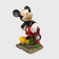 Disney 22" Mickey Mouse With A Fire Hydrant Solar Resin/Stone Statue -Home Decoration Shop GUEST cff22d03 6b23 46ff bac3 ae0fa9f62695