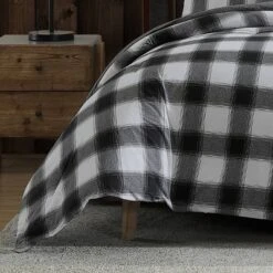 Eddie Bauer Canyon Plaid 7pc Comforter Set Black/White -Home Decoration Shop GUEST d1005bb1 c0af 4e5e b46c b76a5548a14b