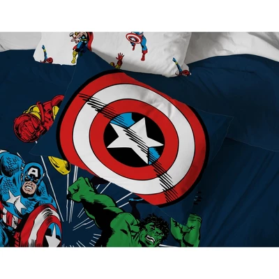Saturday Park Marvel Comics Avengers Invincible 100% Organic Cotton Duvet Cover & Sham Set 6 Saturday Park Marvel Comics Avengers Invincible 100% Organic Cotton Duvet Cover & Sham Set - Image 4
