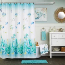 Ocean Watercolor Shower Curtain - SKL Home -Home Decoration Shop GUEST d1d1663c 8d68 42d6 9186 2afe479a4324
