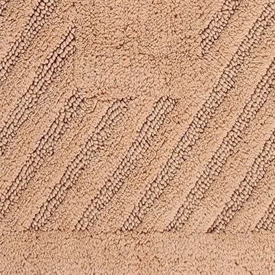 Diagonal Racetrack 100% Cotton Reversible Bath Rug Natural By Knightsbridge 6 Diagonal Racetrack 100% Cotton Reversible Bath Rug Natural By Knightsbridge - Image 4