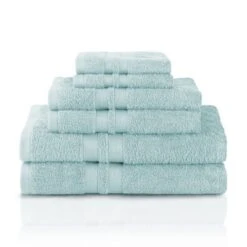 Cotton 6 Piece Bath Towel Set, Plush And Quick Drying, Classic Ionic Jacquard Border And Embroidered Trim By Blue Nile Mills 27 Cotton 6 Piece Bath Towel Set, Plush And Quick Drying, Classic Ionic Jacquard Border And Embroidered Trim By Blue Nile Mills -Home Decoration Shop GUEST d2e396b5 864f 42be 99e4 b2892e7af57b