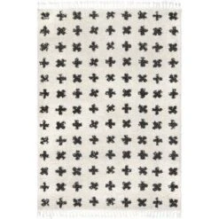 NuLOOM Fatima Cross Cozy Shag Tassel Area Rug 29 NuLOOM Fatima Cross Cozy Shag Tassel Area Rug -Home Decoration Shop GUEST d3047264 025e 4844 a618 800f86c129eb