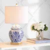 25" Ceramic/Metal Gretchen Ginger Jar Table Lamp (Includes LED Light Bulb) Blue - JONATHAN Y -Home Decoration Shop GUEST d3cbeb36 7b5b 4330 b63f 74e80e305e48