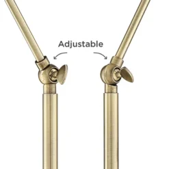 Possini Euro Design Sentry Modern Mid Century Desk Lamp 23" High Black Brass With USB Charging Port LED Adjustable Cone Shade For Bedroom Living Room 12 Possini Euro Design Sentry Modern Mid Century Desk Lamp 23" High Black Brass With USB Charging Port LED Adjustable Cone Shade For Bedroom Living Room -Home Decoration Shop GUEST d3ce9263 7a5c 44b4 9cc2 8c349dada242