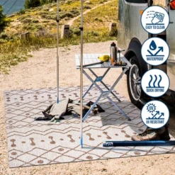 Nokat Modern Bohemian Inspired Indoor/Outdoor Area Rug - JONATHAN Y -Home Decoration Shop GUEST d3f0a81e d6f9 49d9 9ab2 edc22e8190d9