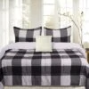 Sweet Home Collection 4 Piece Buffalo Check Plaid Design Reversible To Solid Color With 2 Shams & Throw Pillow 2 Sweet Home Collection 4 Piece Buffalo Check Plaid Design Reversible To Solid Color With 2 Shams & Throw Pillow -Home Decoration Shop GUEST d59ff3fd c2b0 4caa a38c 98cdb6e8bfbb