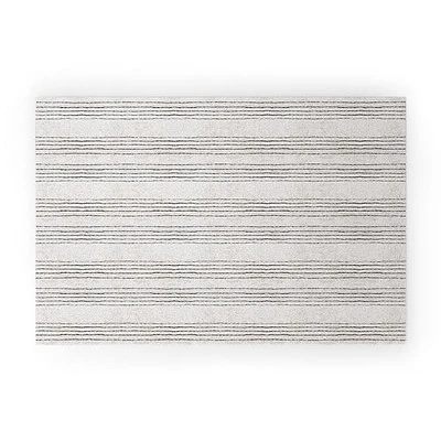 Holli Zollinger LINEN STRIPE RUSTIC Looped Vinyl Welcome Mat - Society6 7 Holli Zollinger LINEN STRIPE RUSTIC Looped Vinyl Welcome Mat - Society6 - Image 5