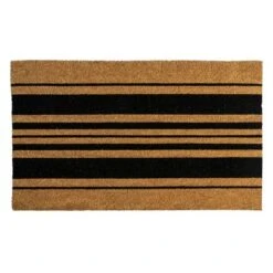 Bold Stripes Indoor/Outdoor Doormat Black/Natural - Entryways -Home Decoration Shop GUEST d6782632 8fbd 4808 94f2 58b0453ec963