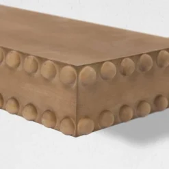 Large Beaded Wood Floating Decorative Wall Shelf Natural - American Art Decor 7 Large Beaded Wood Floating Decorative Wall Shelf Natural - American Art Decor -Home Decoration Shop GUEST d6a0caac 2c89 46be adc1 80de515083b1