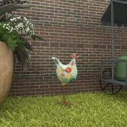 17" X 10" Eclectic Metal Birds Garden Sculpture - Olivia & May -Home Decoration Shop GUEST d6f5c0b3 6315 4815 99fd 7e1b2bd2e77b