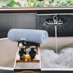 PiccoCasa Soft And Thick Absorbent Waffle Weave 100% Combed Cotton Bath Towels 2 Pcs -Home Decoration Shop GUEST d8d048c7 67ff 4a03 9776 d338876caaf4