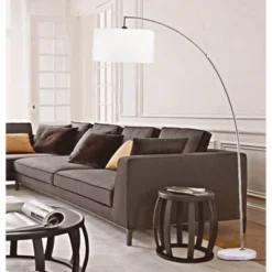 86" Bella Arc Floor Lamp With Marble Base - Ore International 7 86" Bella Arc Floor Lamp With Marble Base - Ore International -Home Decoration Shop GUEST d8f0a447 0d3e 4030 9018 4b3ae523f385