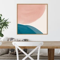 22" X 22" Eventide Pools II By Piper Rhue Framed Canvas Wall Art Light Brown - Amanti Art -Home Decoration Shop GUEST d9f836f7 7c58 49f0 b23c ca0f5d8f944f